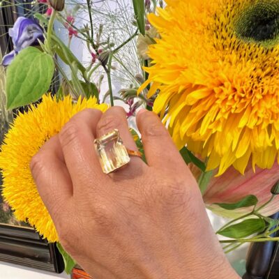 Citrine 18k Cocktail Ring 9782-2140 Image2
