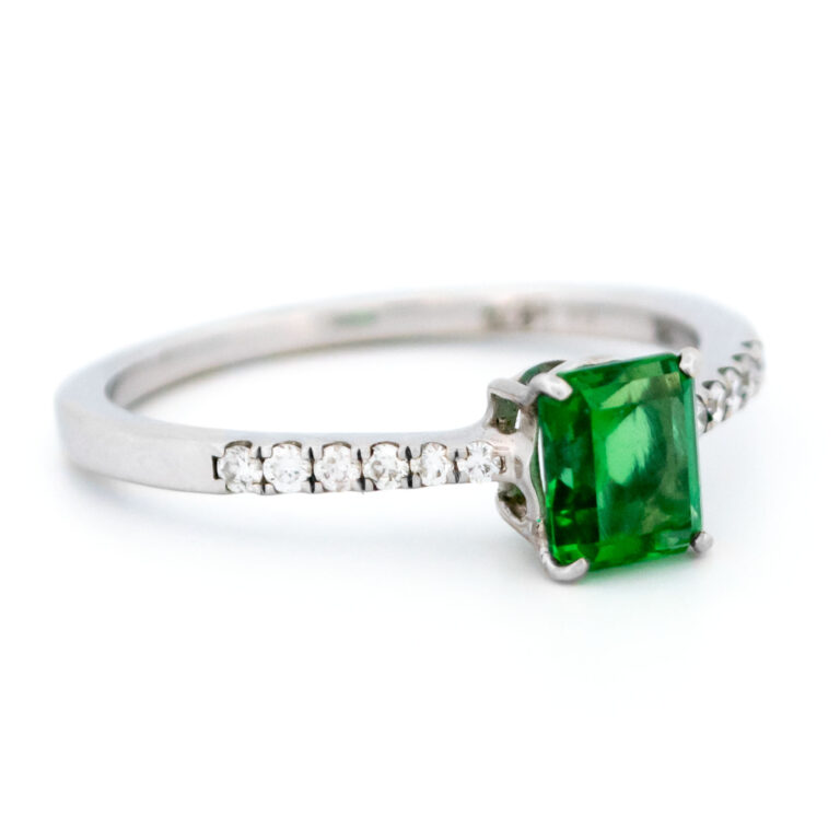 Diamond Emerald 18k Ring 14517-8351 Image3