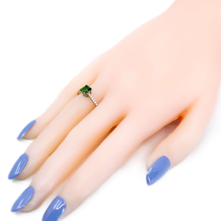 Diamond Emerald 18k Ring 14517-8351 Image5