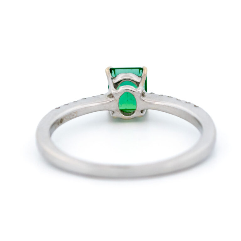 Diamond Emerald 18k Ring 14517-8351 - Image 7