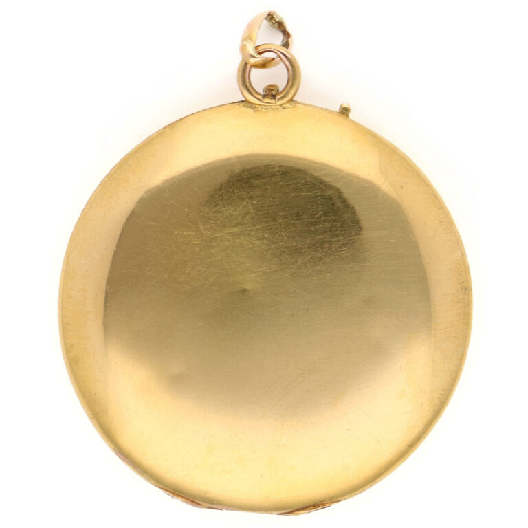 Paste Pearl 20k Round-Shape Locket 15618-8602 - Image 6