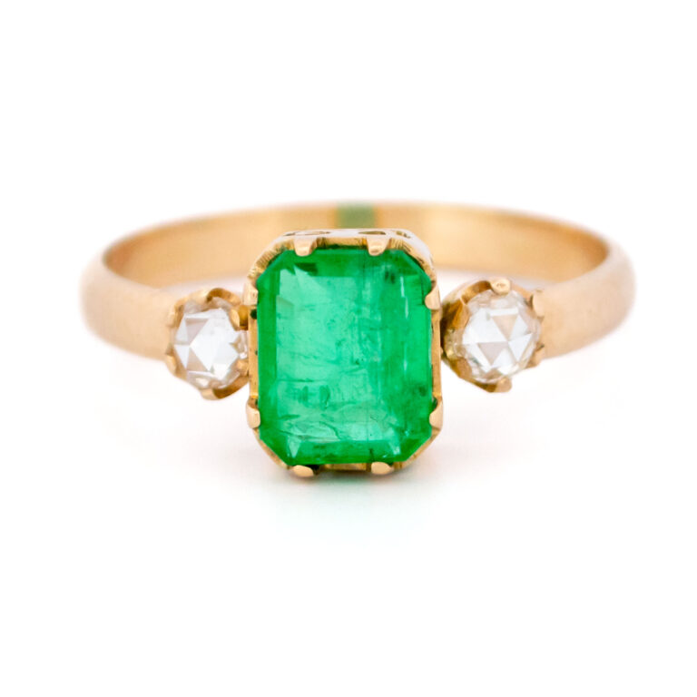 Diamond Emerald 18k Ring 15733-5207 Image1