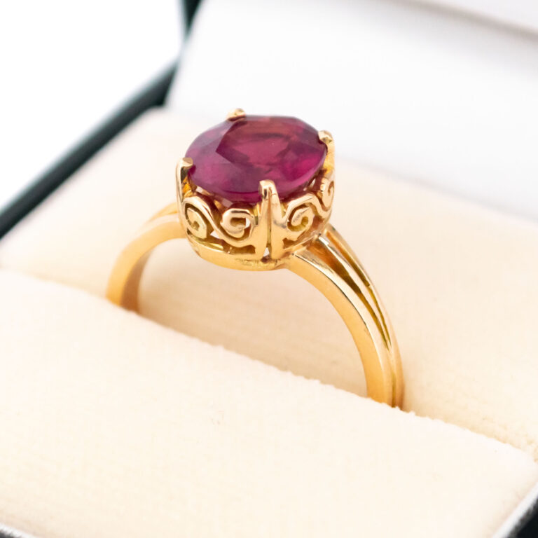 Ruby 18k Solitaire Ring 15734-5208 Image2