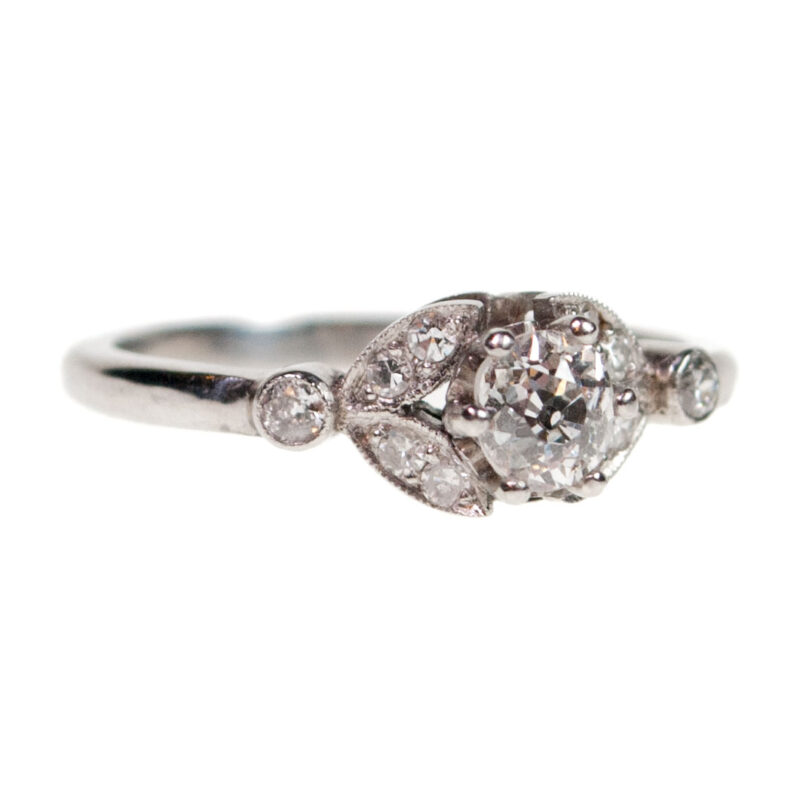 Anillo de platino con diamantes 4496-4668 Imagen 3