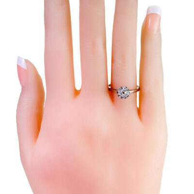 Diamond Platinum Cluster Ring 5651-4767 Image2