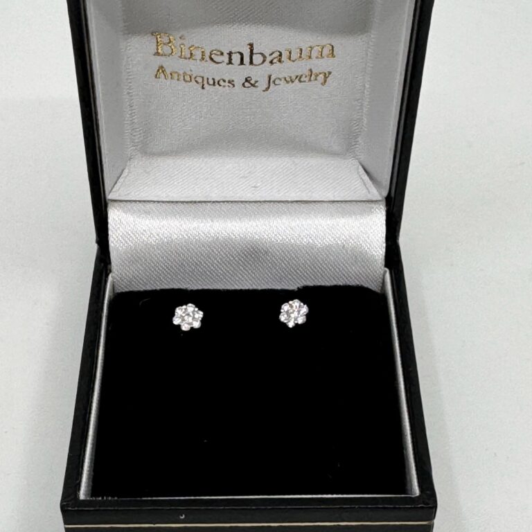 Diamond 14k Cluster Earrings 14601-8372 Image2