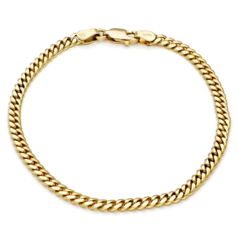 14k Curb Link Bracelet 15638-8608 Image3