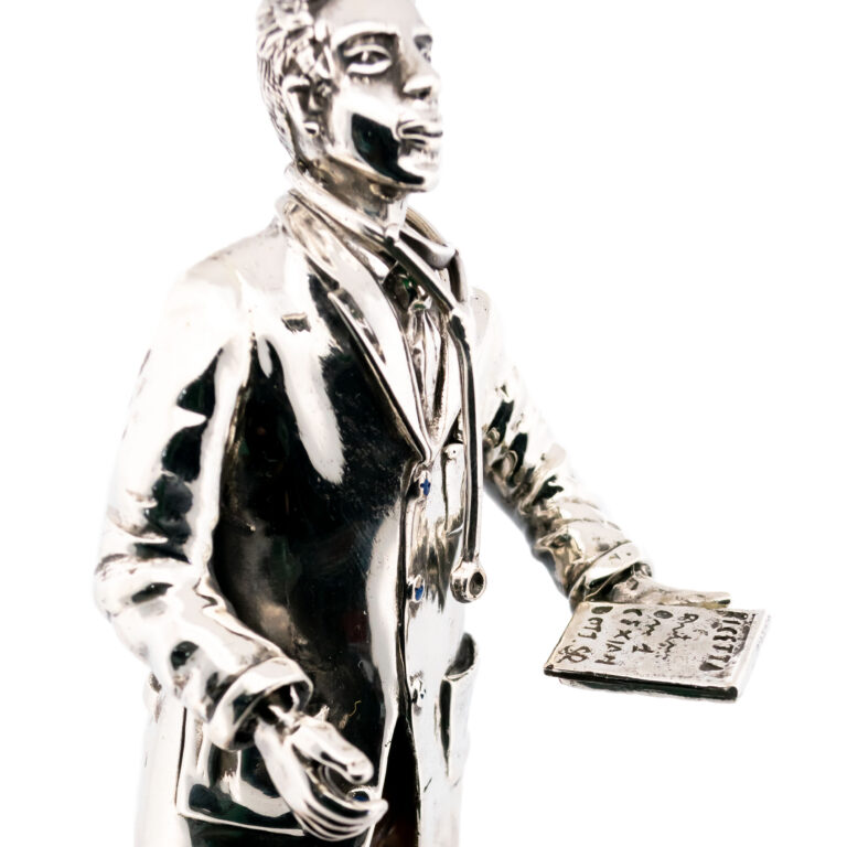 Enamel Silver "Doctor" Figurine 15714-3119 Image2