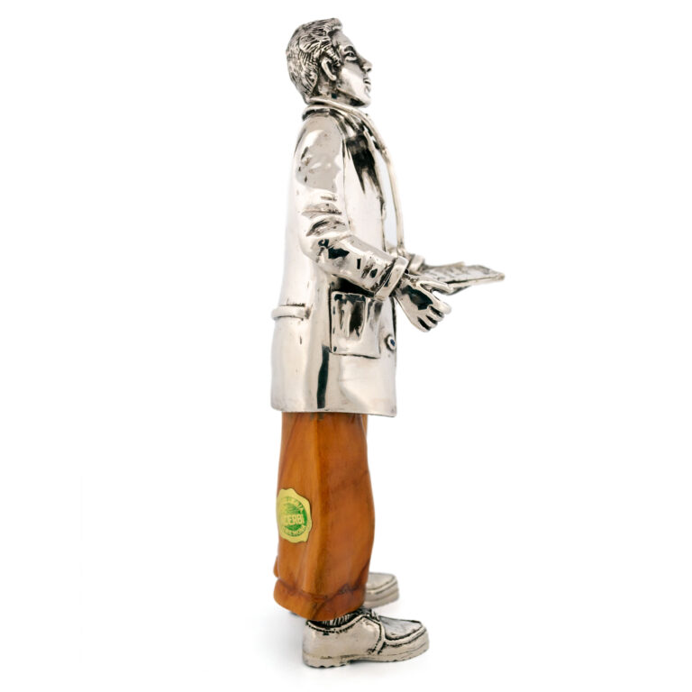 Enamel Silver "Doctor" Figurine 15714-3119 - Image 7