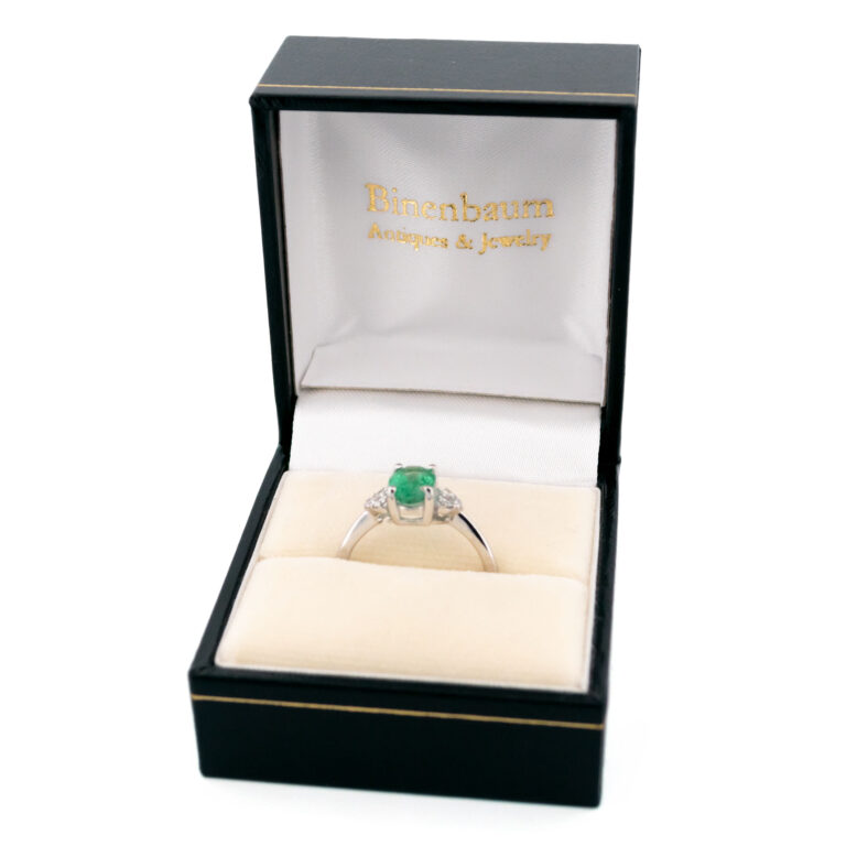 Emerald Diamond 18k Ring 15787-8635 - Image 8