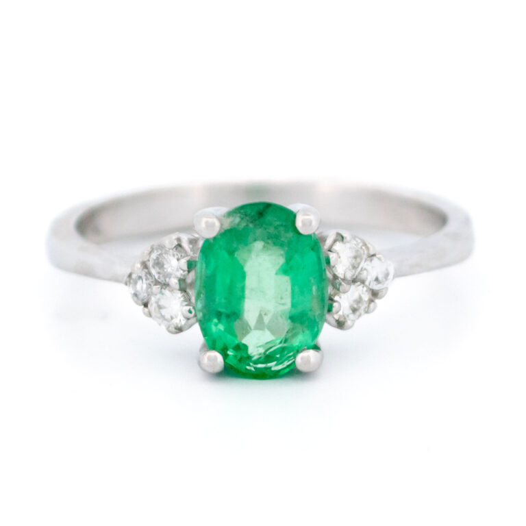 Diamond Emerald 18k Ring 15787-8635 Image1