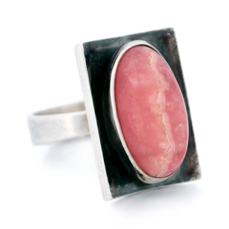 Rhodochrosite Silver Ring 15891-2350 Image3