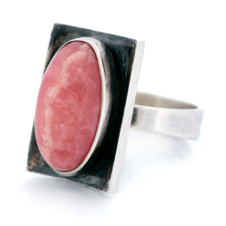 Rhodochrosite Silver Ring 15891-2350 Image4