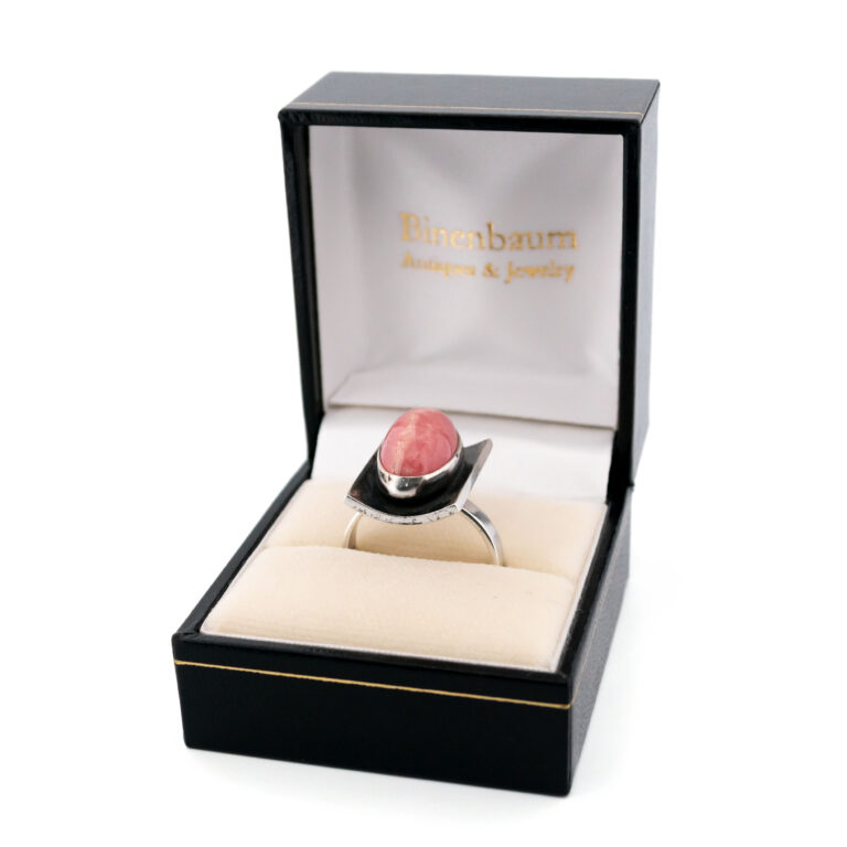 Rhodochrosite Silver Ring 15891-2350 - Image 8