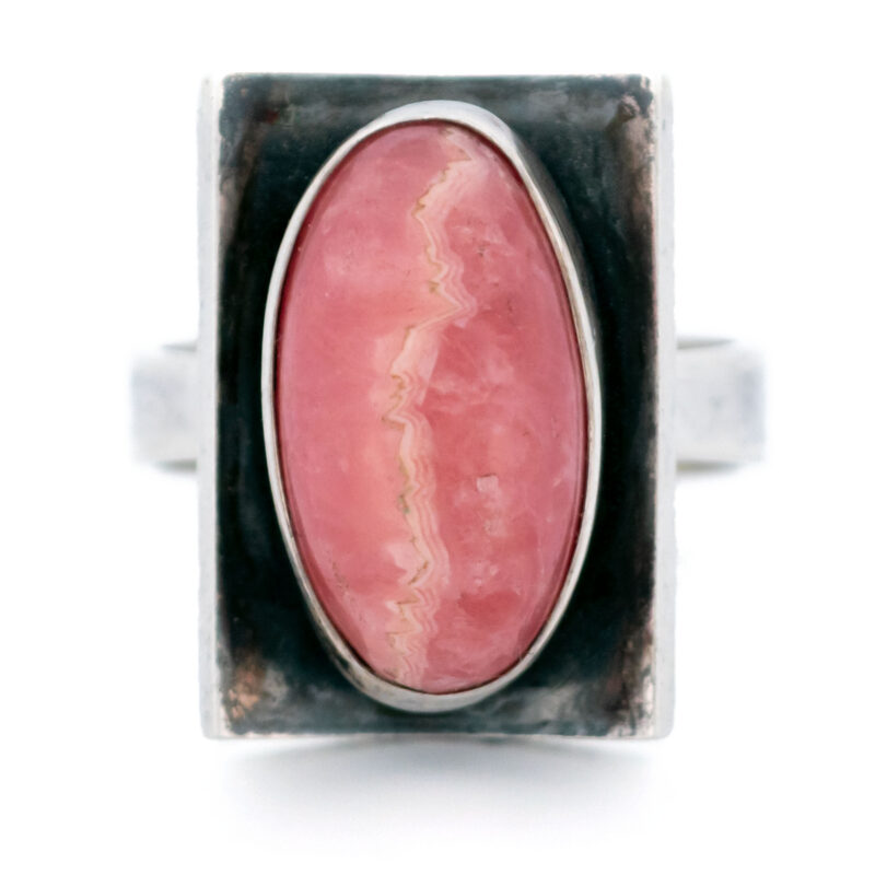 Rhodochrosite Silver Ring 15891-2350 Image1