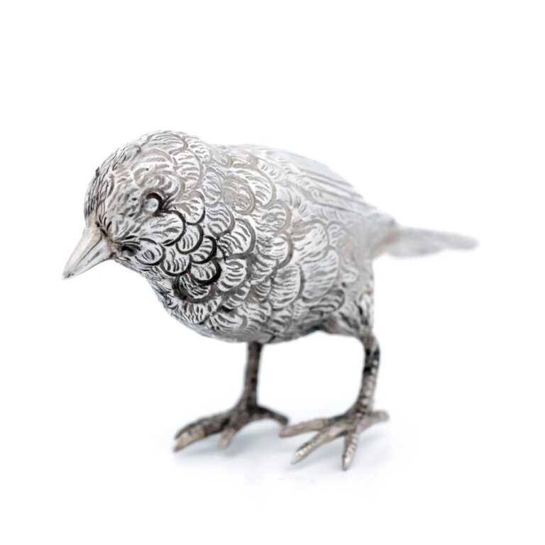 Silver "Great Tit" Figurine 15941-3125 Image1