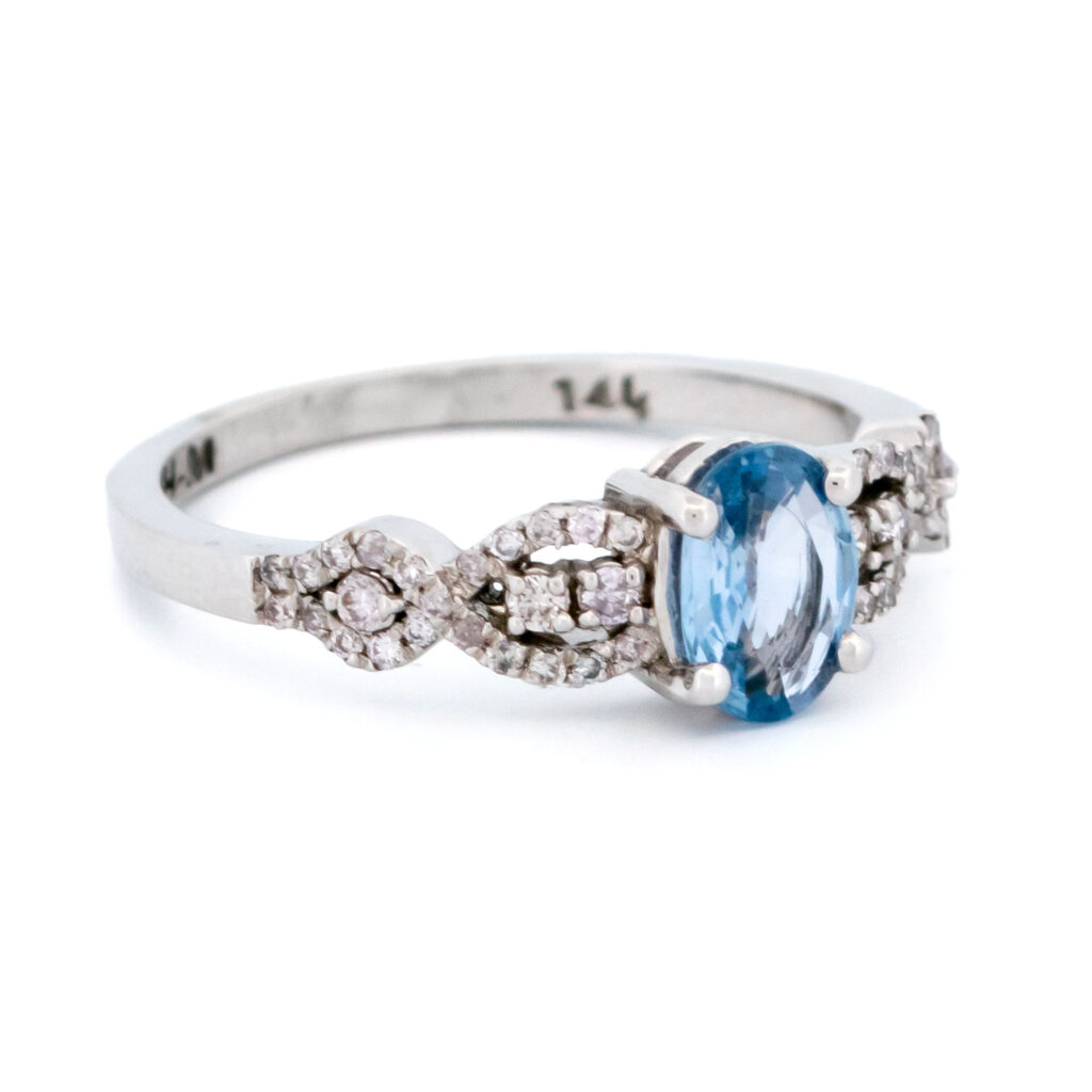 Diamond Sapphire 14k Ring 15976-8693 Image3