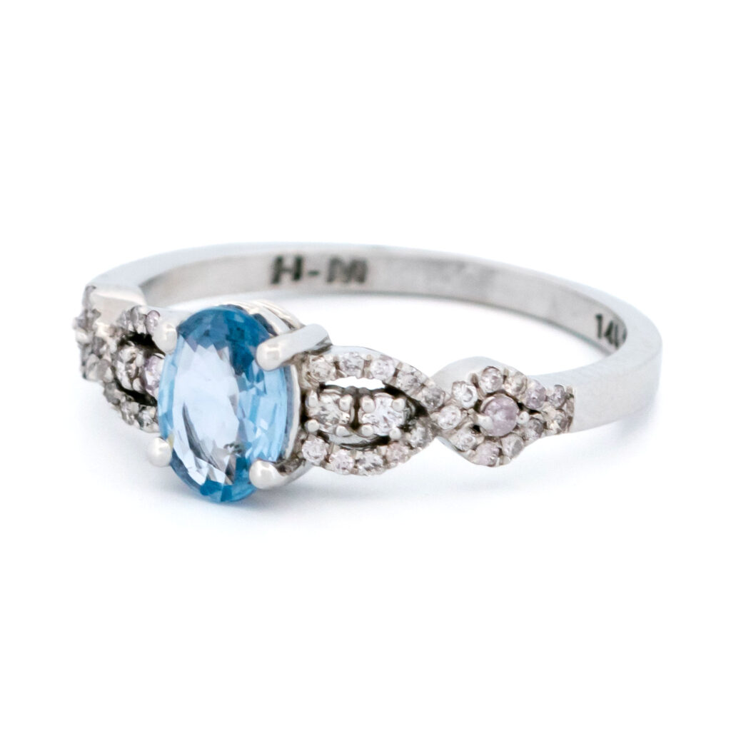 Diamond Sapphire 14k Ring 15976-8693 Image4