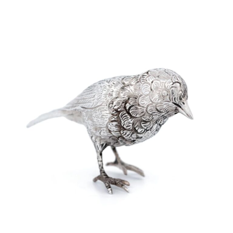 Silver "Great Tit" Figurine 15941-3125 - Image 3