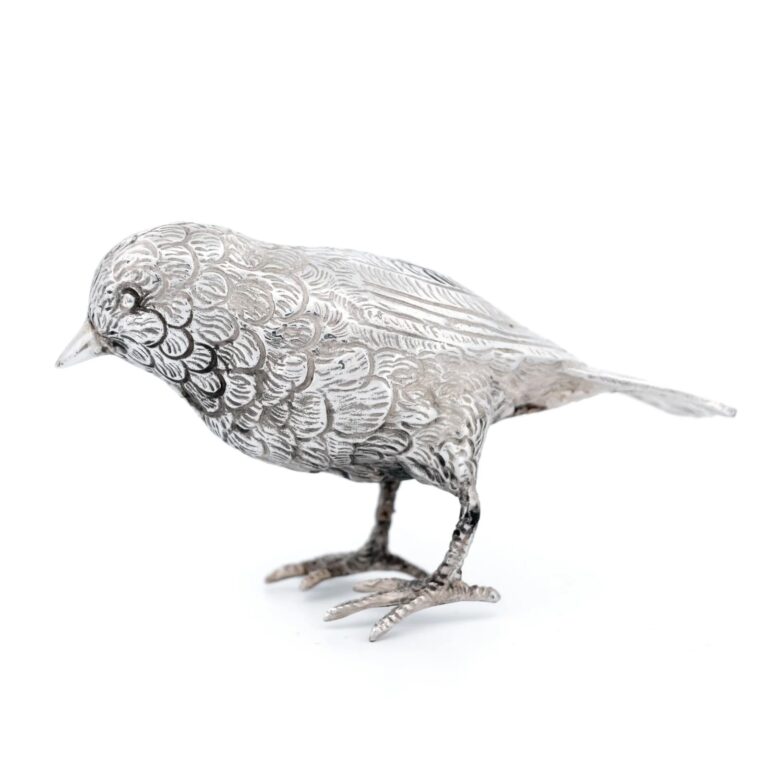 Silver "Great Tit" Figurine 15941-3125 - Image 6