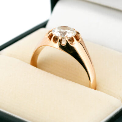 Diamond 18k Solitaire Ring 15973-8690 Image2