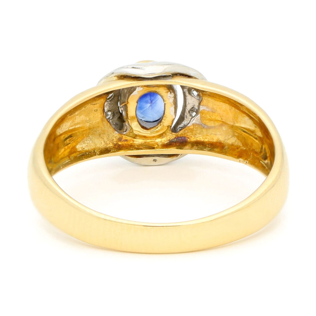 Diamond Sapphire 18k Ring 16158-8726 Image5