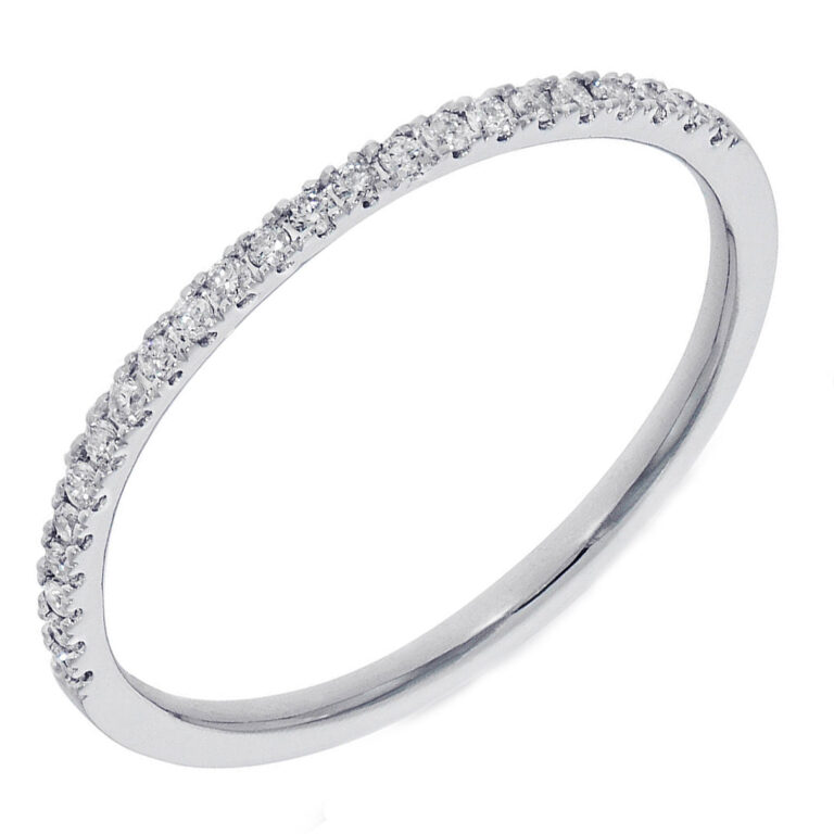 Anello mezza eternità con diamante 14k 16192-8736 Immagine1