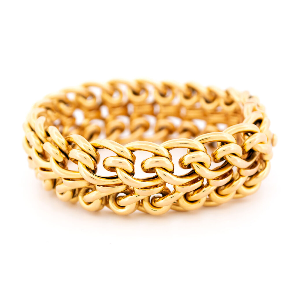 18k Fancy Curb Link Bracelet 16237-8764 Image3