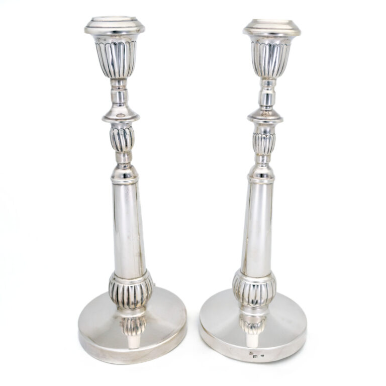 Silver "Empire Style" Candlesticks 15106-3091 Image1