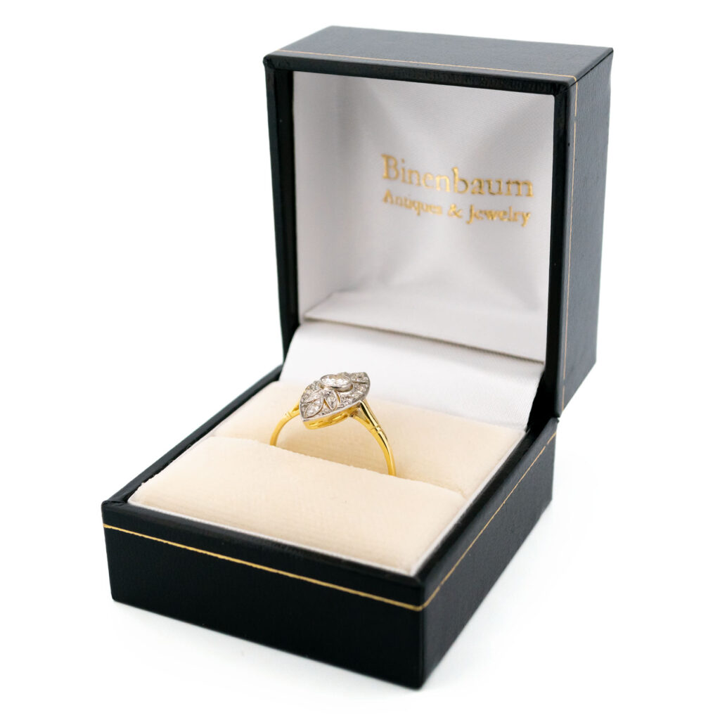 Diamond 14k Marquise-Shape Ring 16246-8770 - Image 9