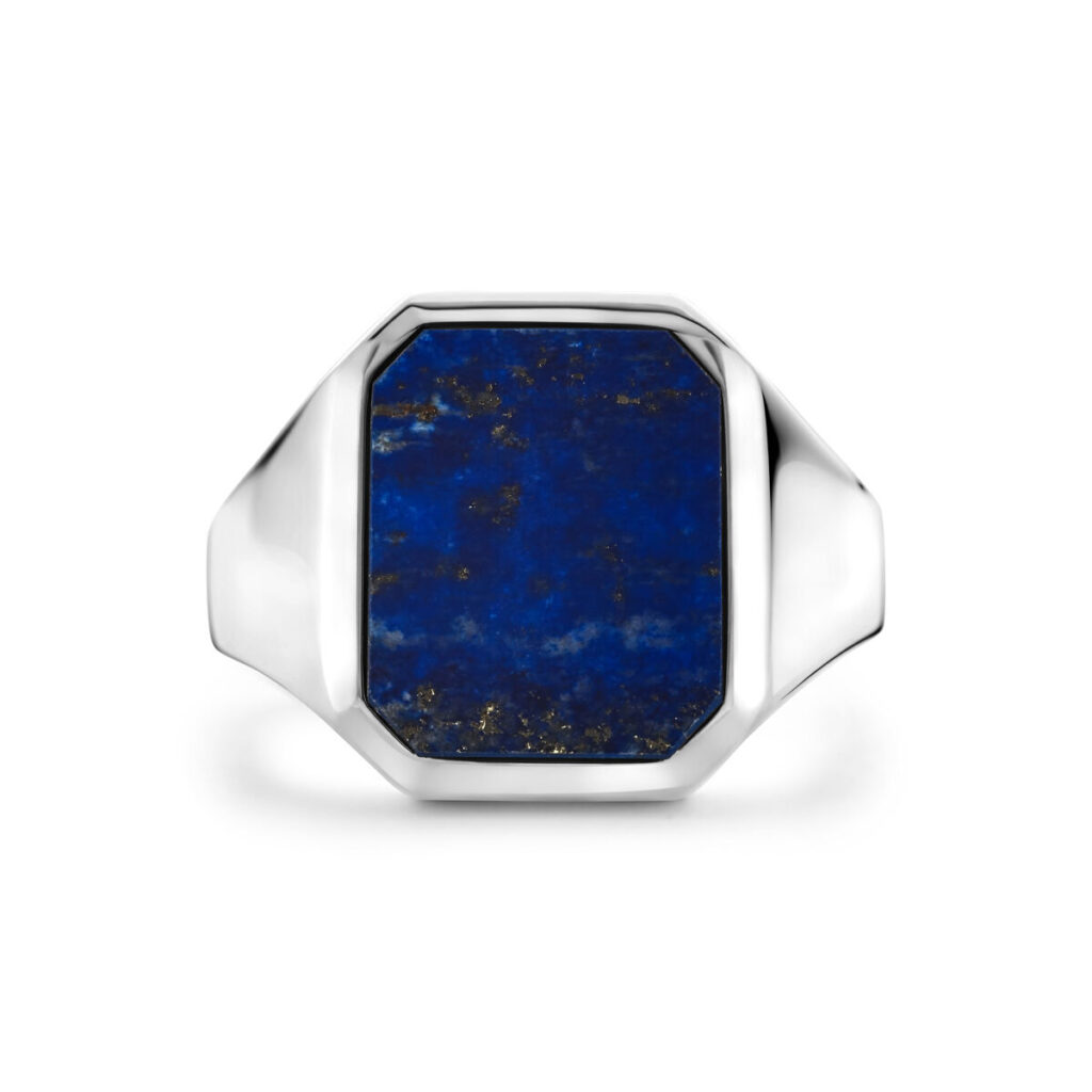 Lapis-Lazulis Silver Signet Ring 16342-2567 Image1