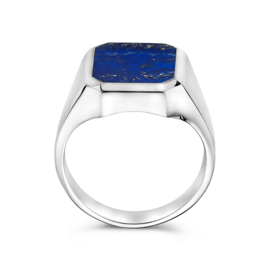 Lapis-Lazulis Silver Signet Ring 16342-2567 Image4
