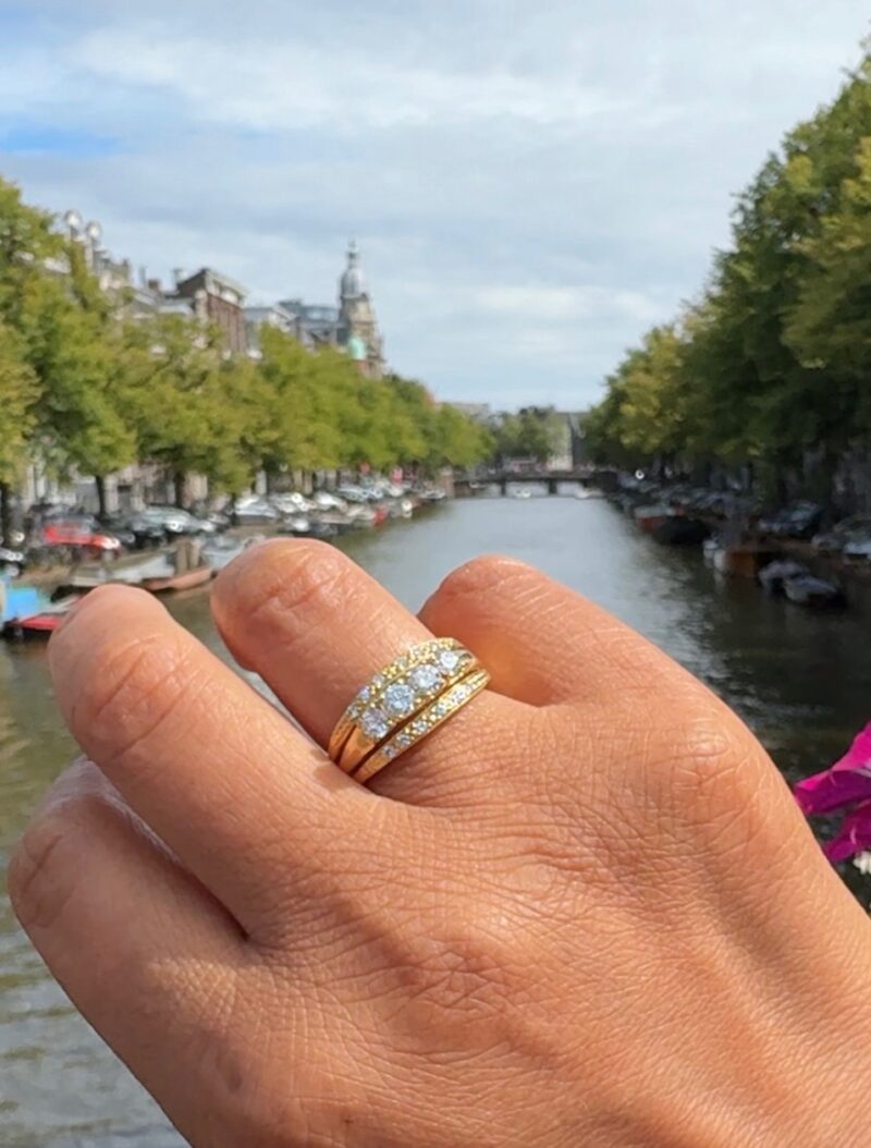 Diamond 18k Anniversary Band Ring 16452-8852 - Image 5