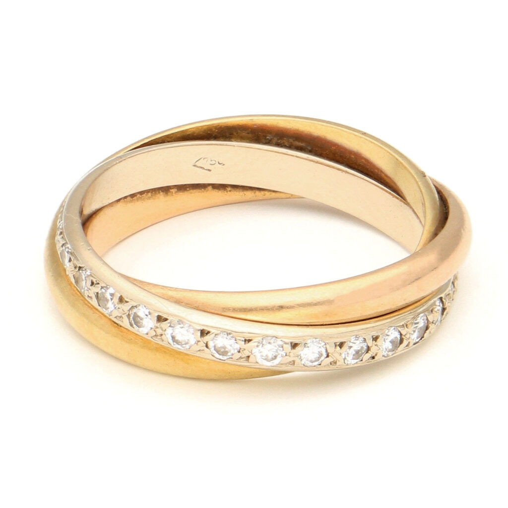 Diamond 18k Trinity Ring 15881-8670 Image1