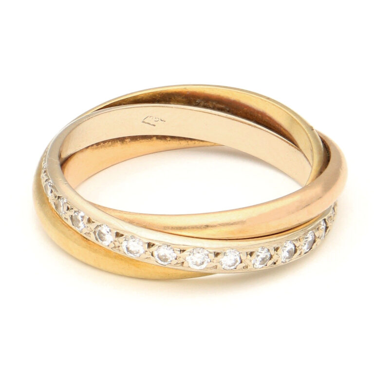 Diamond 18k Trinity Ring 15881-8670 Image1