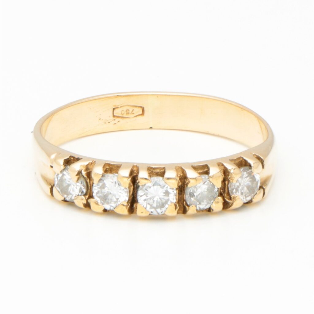 Diamond 14k Row Ring 15937-8682 Image1