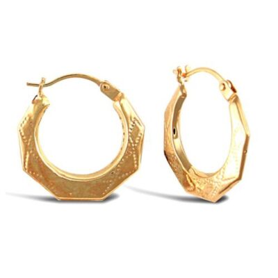 9k Creole Earrings 16026-8708 Image1