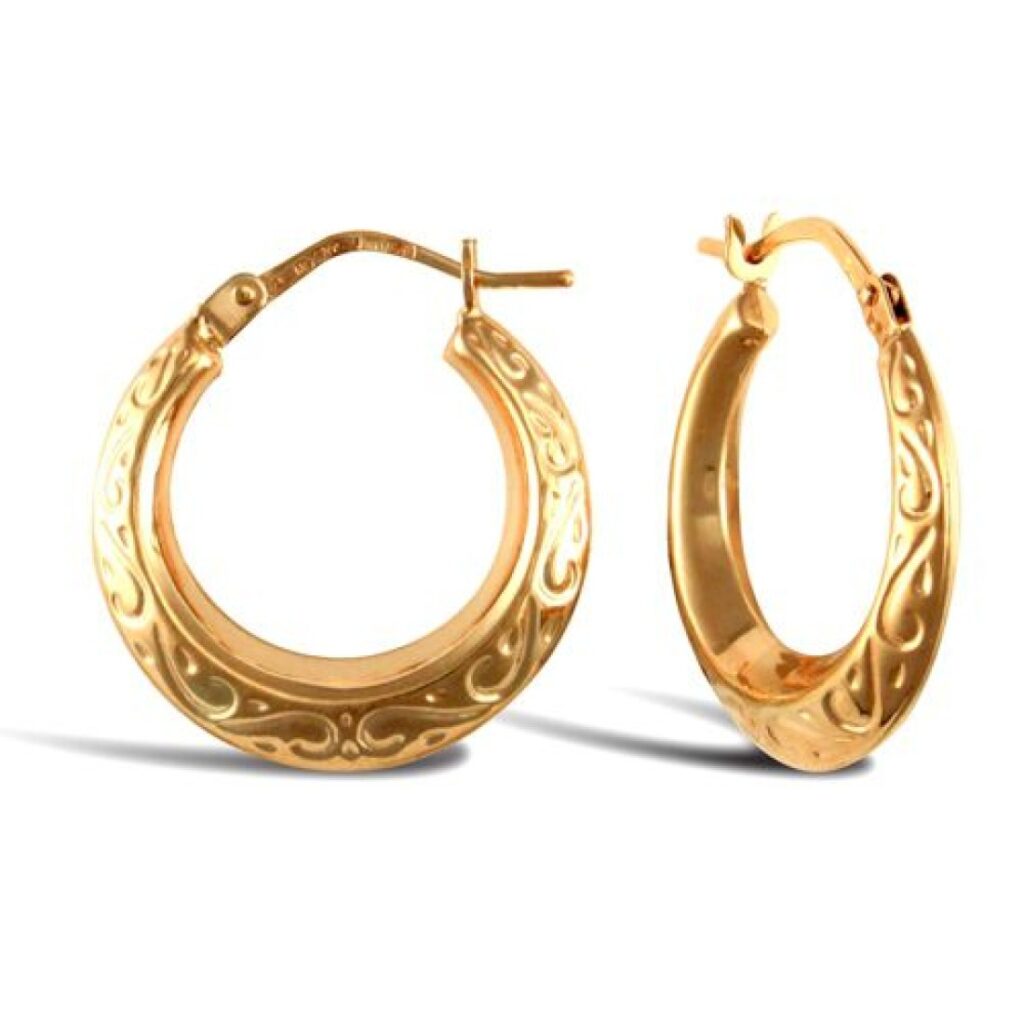 9k Creole Earrings 16388-8834 Image1