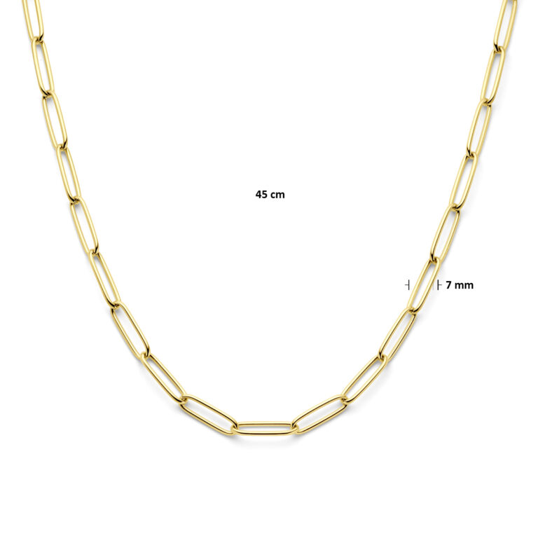 14k Paperclip Necklace 16661-8921 Image4