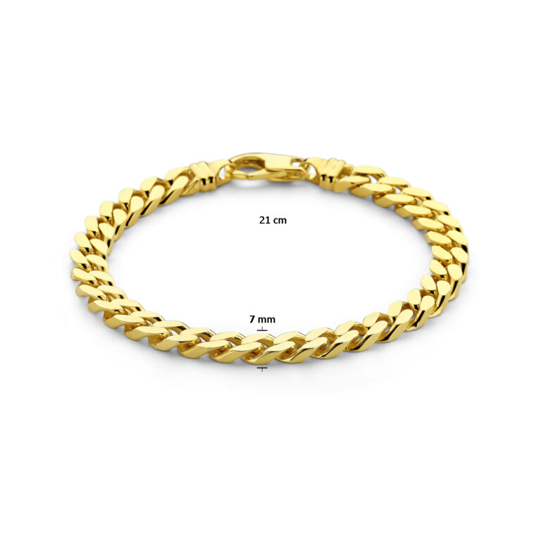 14k Curb Link Bracelet 16663-8922 Image3