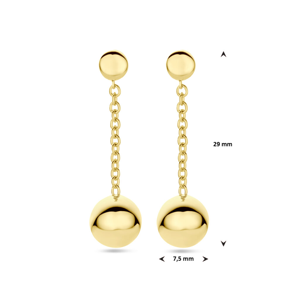 14k Drop Earrings 16693-8941 Image4