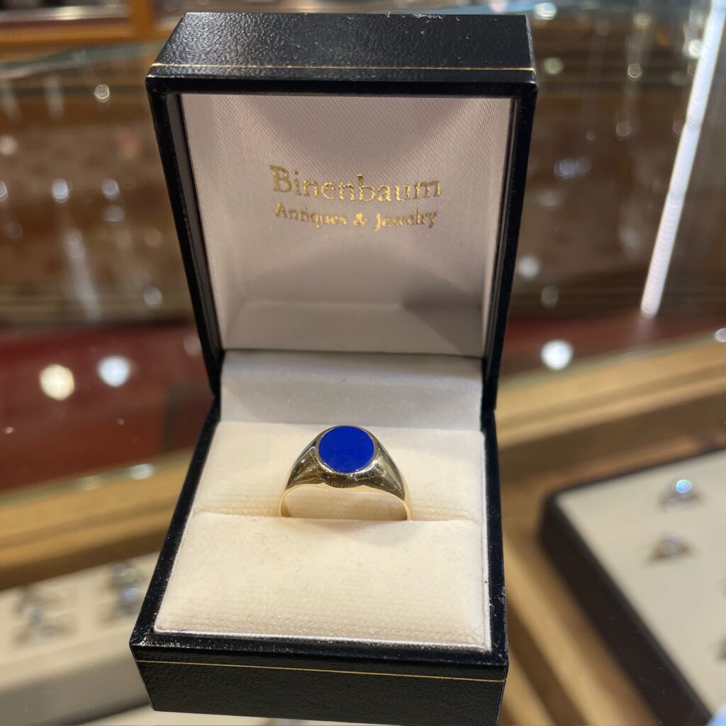 Lapis-Lazulis 14k Signet Ring 16697-8929 Image3