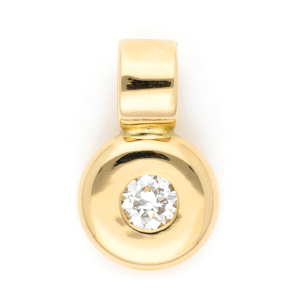 Diamond 18k Solitaire Pendant 16718-8954 Image1