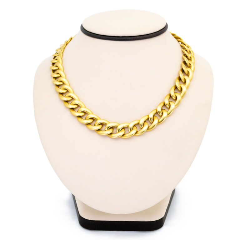 18k Solid Curb Link Necklace 16753-8983 Image1