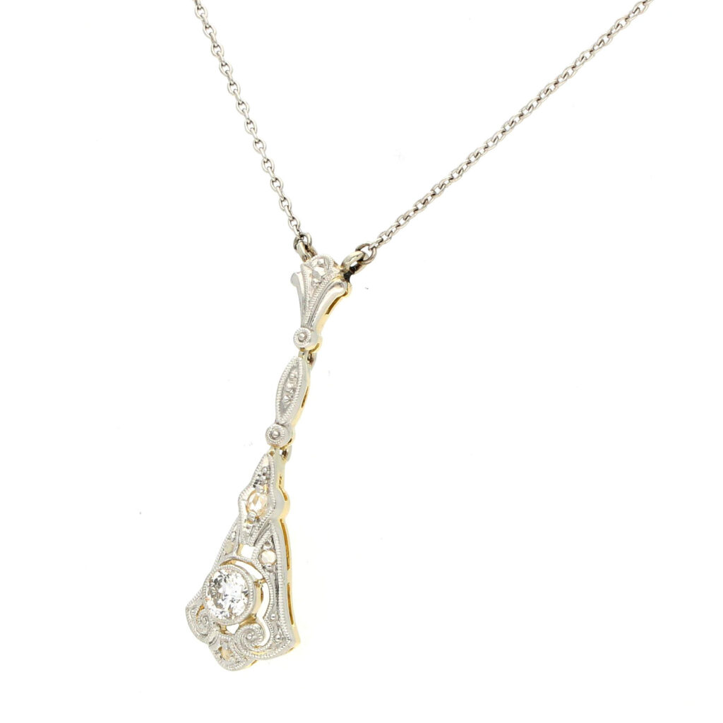 Diamond 14k Lavalier Necklace 16903-9009 Image2