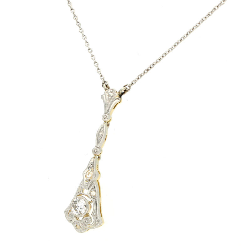 Diamanten 14k Lavalier-collier 16903-9009 Afbeelding2