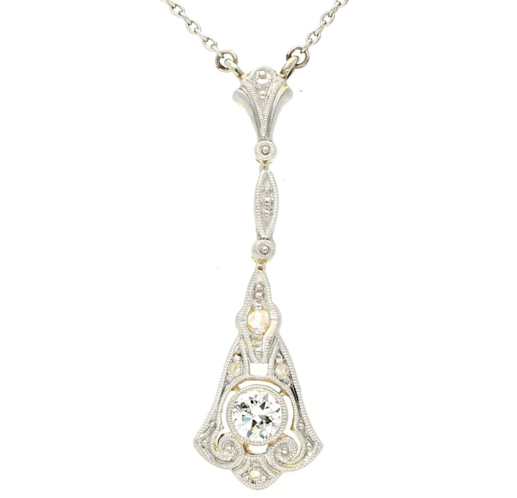 Diamond 14k Lavalier Necklace 16903-9009 Image1