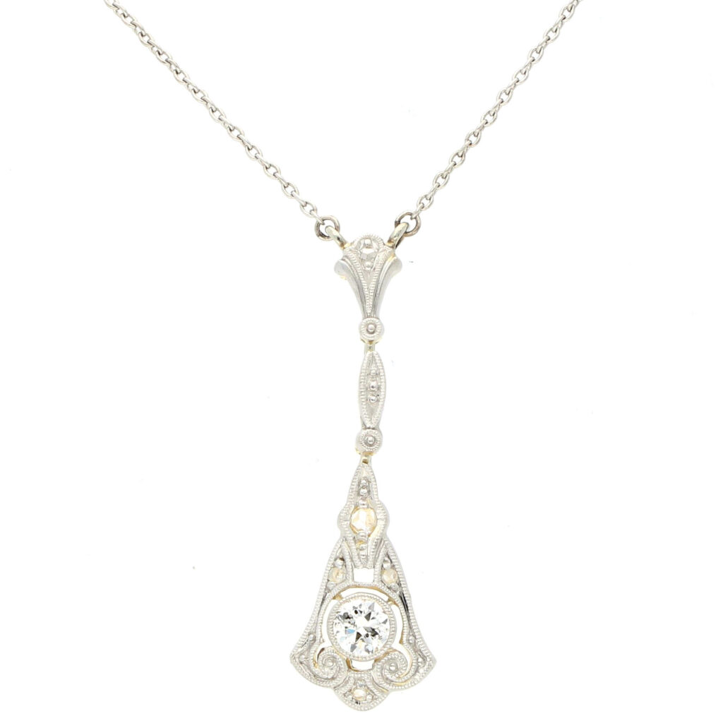 Diamond 14k Lavalier Necklace 16903-9009 Image5