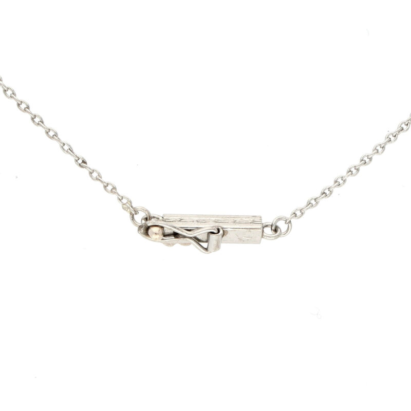 Diamanten 14k platina lavalier-collier 16903-9009 - Afbeelding 9