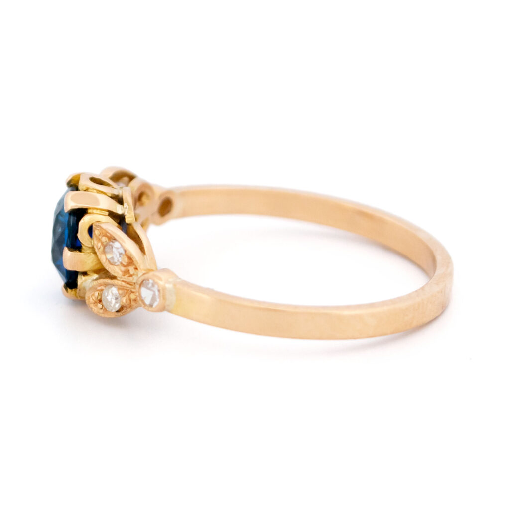 Diamond Sapphire 18k Ring 16984-5215 Image5